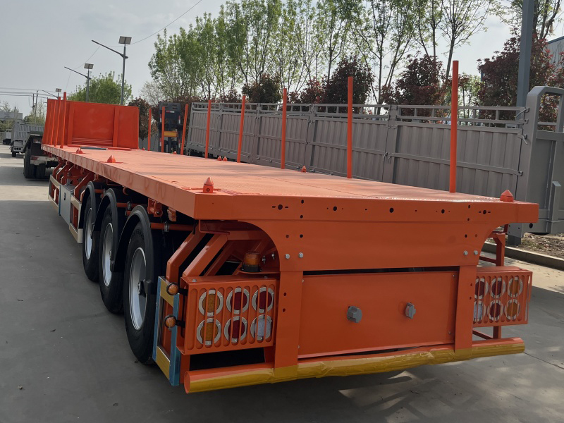 40ft 50 Ton Flatbed Semi Trailer for Sale 40ft 50 Ton Flatbed Semi Trailer for Sale