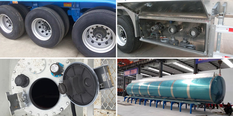 40000L Aluminum Fuel Tanker Semi Trailer for Sale 40000L Aluminum Fuel Tanker Semi Trailer for Sale