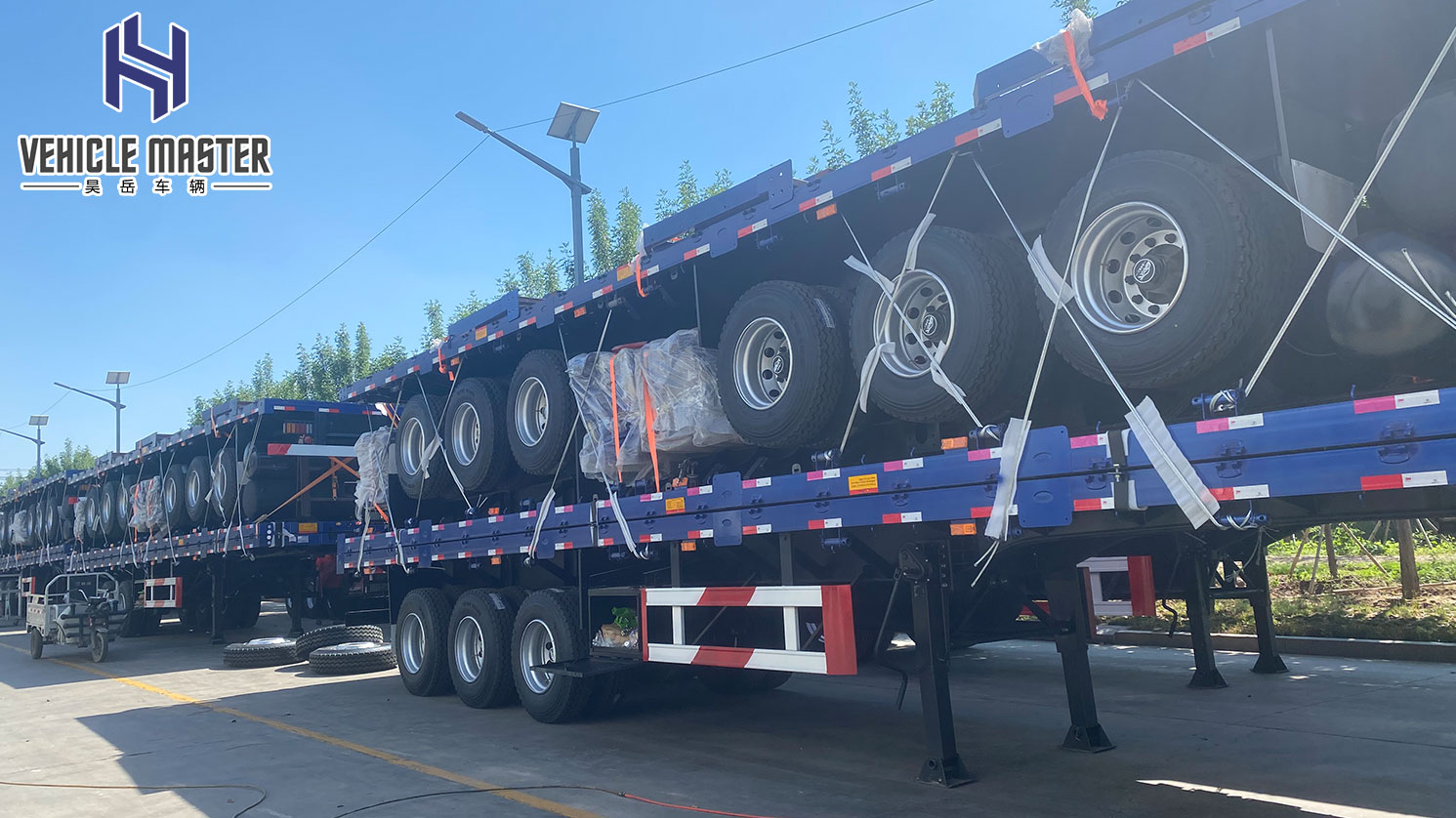 Customized flatbed trailers