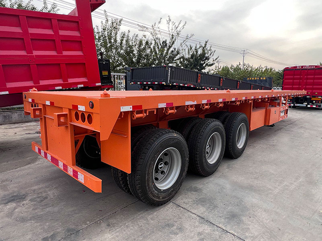 Container Flatbed Semi Trailer for Sale