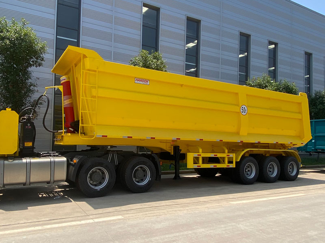 50 Ton End Dump Semi Trailer for Sale