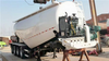 4 Axle 40m3 Bulker Cement Tanker Trailer