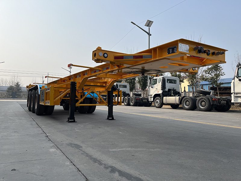 3 Axles 40ft Skeleton Trailer for Sale