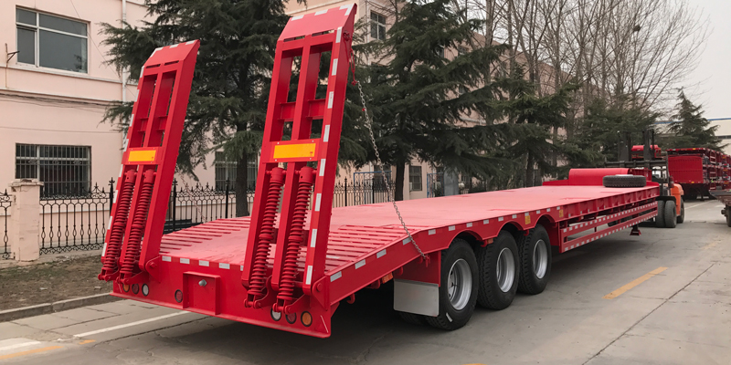 50 Ton Lowbed Semi Trailer for Sale