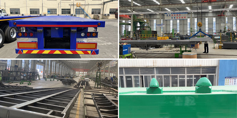 60ft Flatbed Semi Trailer for Sale