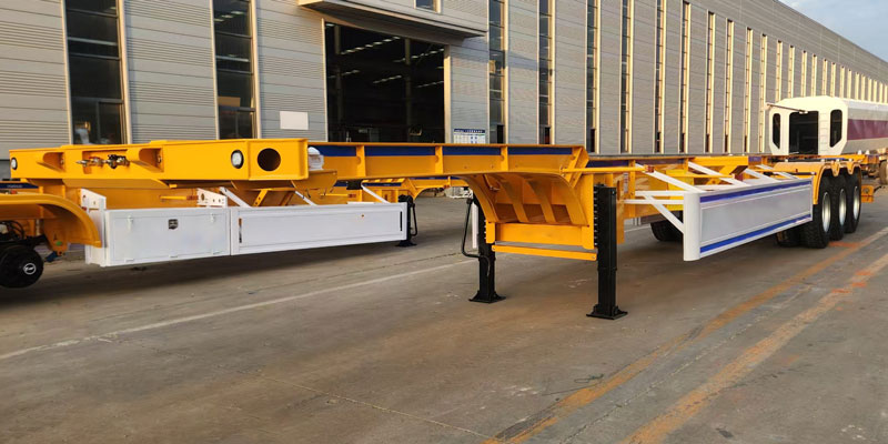 45ft Skeleton Semi Trailer for Sale