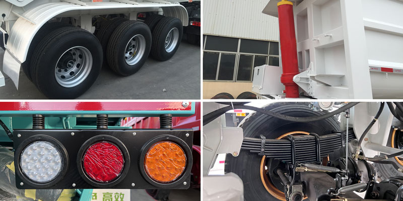 4 Axle Dump Semi Trailer for Sale