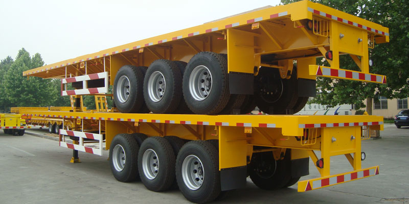 Flat Deck Semi Trailer for Sale