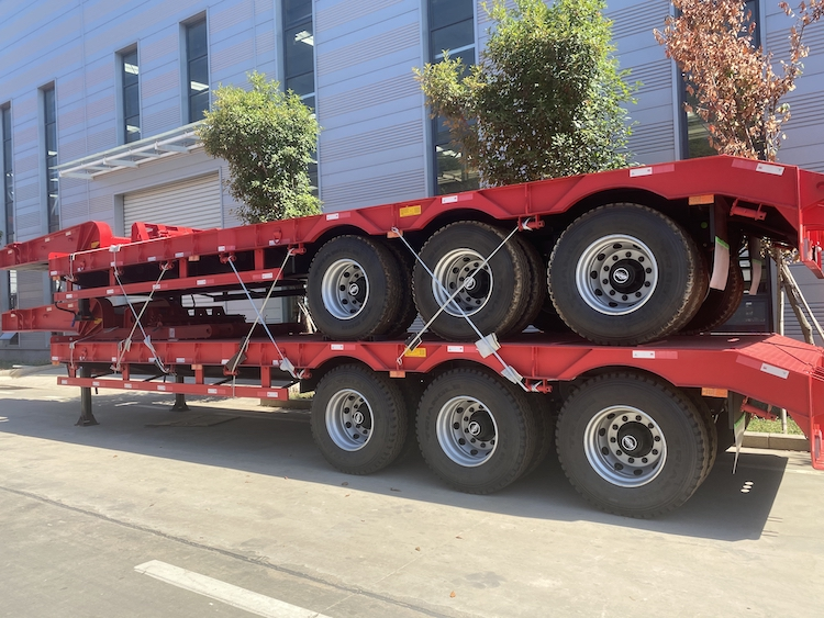 4 Axle Lowbed Semi Trailer Manufacturer in China