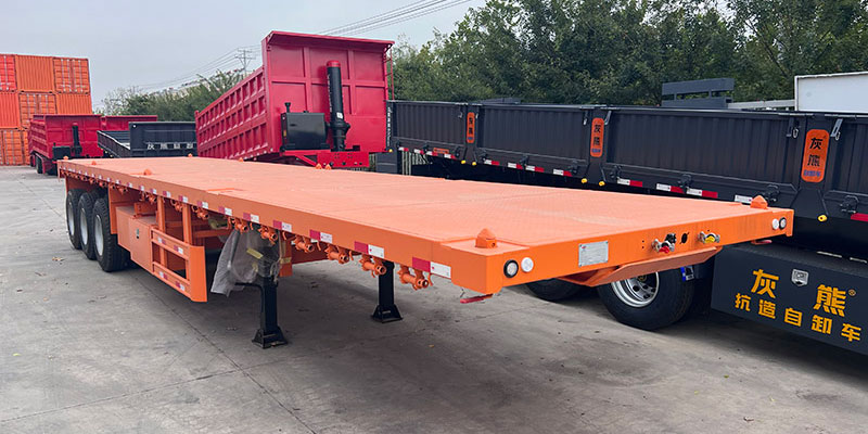 40ft/45ft Flatbed Semi Trailer for Sale