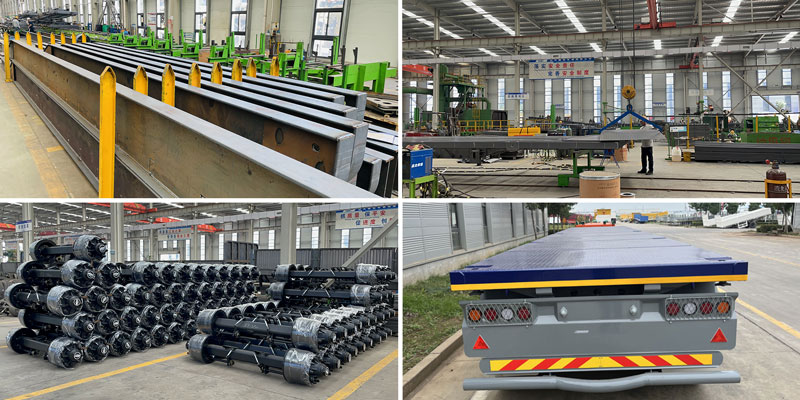 Flat Deck Semi Trailer for Sale