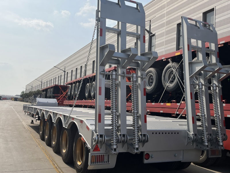 5 Axle 120 Ton Lowbed Semi Trailer for Sale