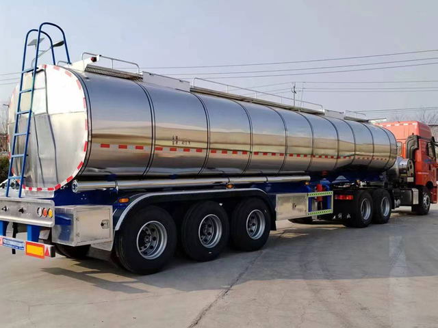 20000 Liter Stainless Steel Fuel Tanker Trailer for Sale