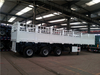 50T Straight Beam Semi Trailer With Side Walls