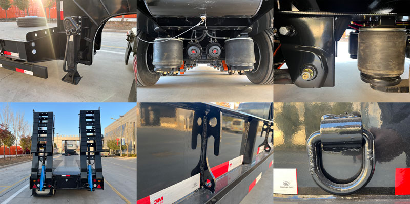 100 Ton Detachable Gooseneck Lowbed Trailer for Sale