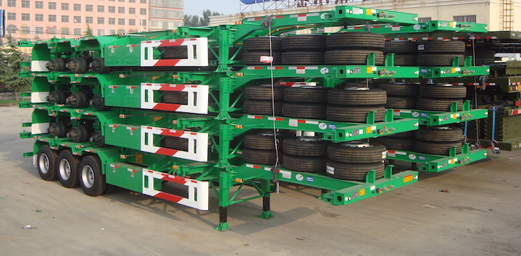 Container Chassis Semi Trailer in Qatar
