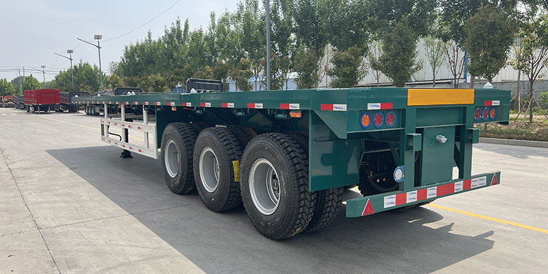 Tri Axle Flatbed Semi Trailer