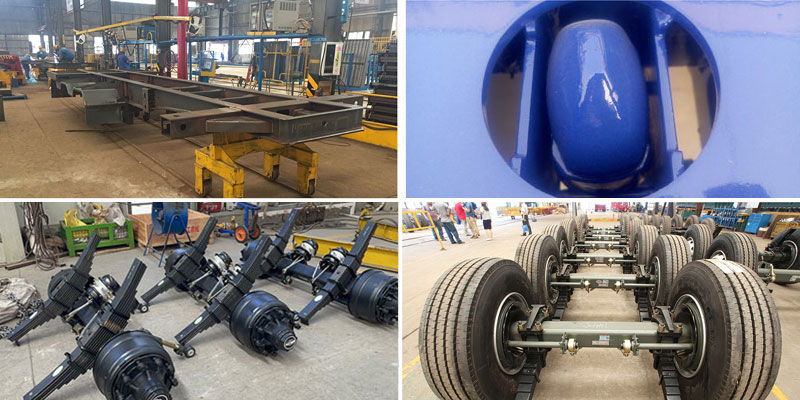 2 Axle 40ft Skeleton Trailer for Sale