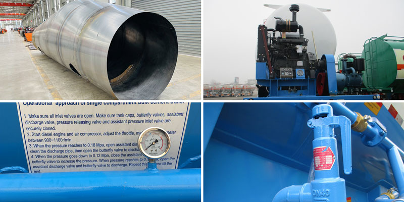 50 Ton Cement Bulker Tank Trailer for Sale