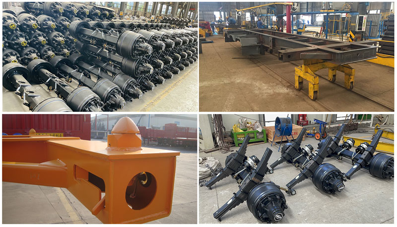 45ft Flatbed Semi Trailer for Sale