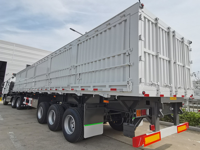 30-100 Tons Side Tipper Semi Trailer for Sale