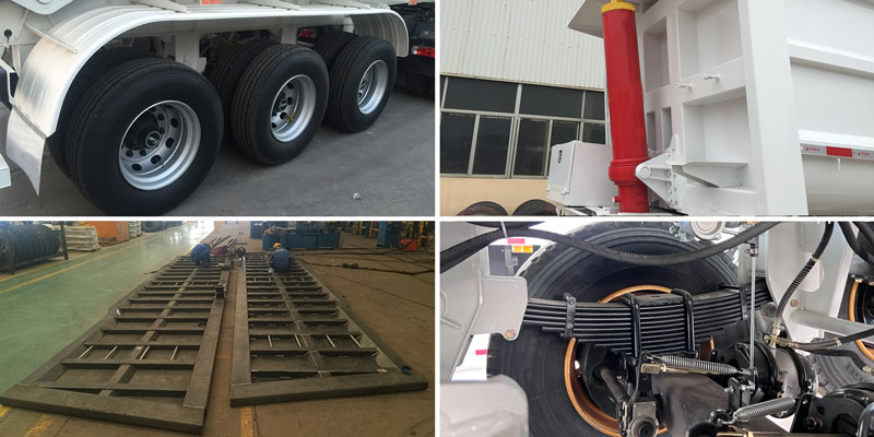 80 Ton Tipper Semi Trailer Factory Price