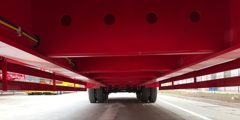 100 Ton Detachable Gooseneck Lowbed Trailer for Sale