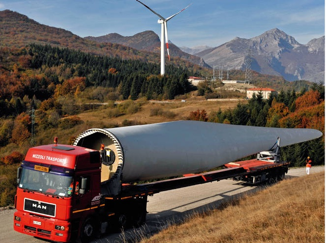 Wind Turbine Blade Transport Trailer For Sale