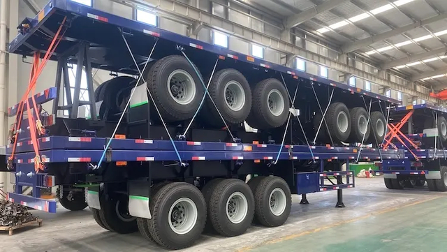 53ft Flatbed Semi Trailer in China