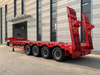 4 Axle 100 Ton Lowbed Semi Trailer Price