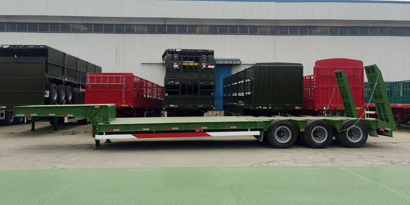 50 Ton Lowbed Trailer for Excavator Transport