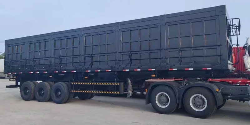 80 Tons Side Tipper Semi Trailer for Sale