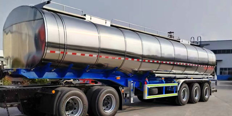 20000 Liter Stainless Steel Fuel Tanker Trailer for Sale