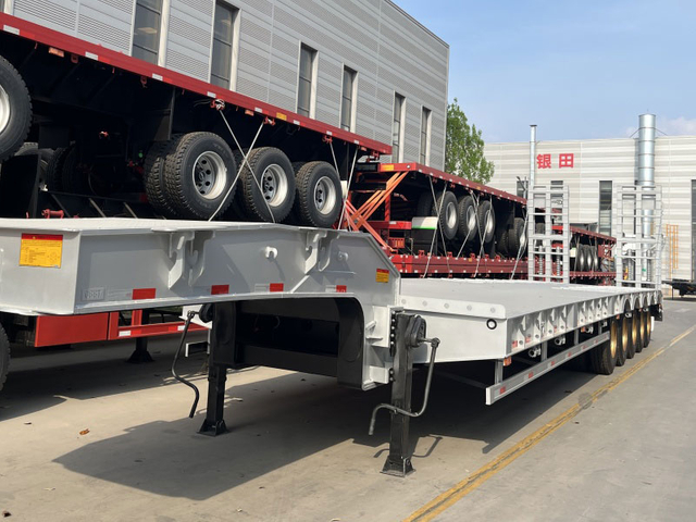 5 Axle Lowbed Semi Trailer for Sale