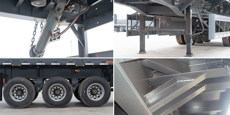 50 Ton Grain Side Tipper Semi Trailer for Sale