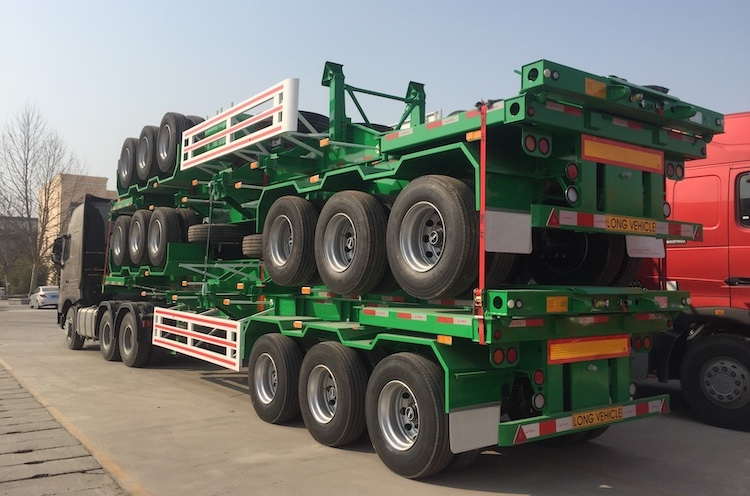Container Chassis Semi Trailer in Qatar