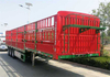 3 Axle Semi Cargo Fence Trailer For Sale
