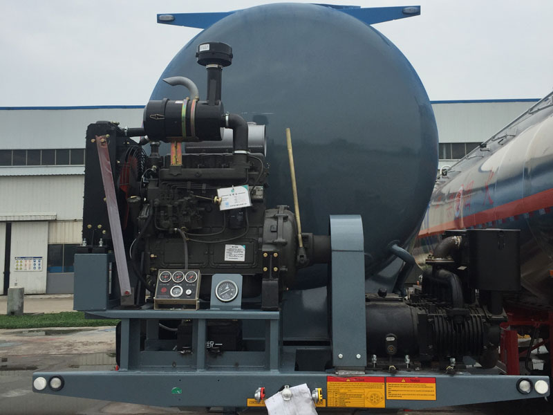 3 axle 40 CBM powder tanker trailer