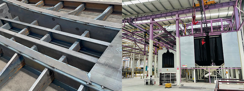 3 Axle Lowbed Semi Trailer Factory